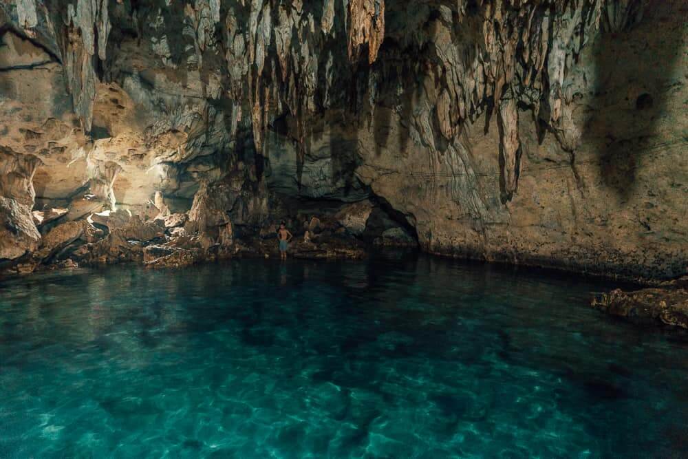 Hinagdanan cave in Bohol Hinagdanan cave in Bohol
