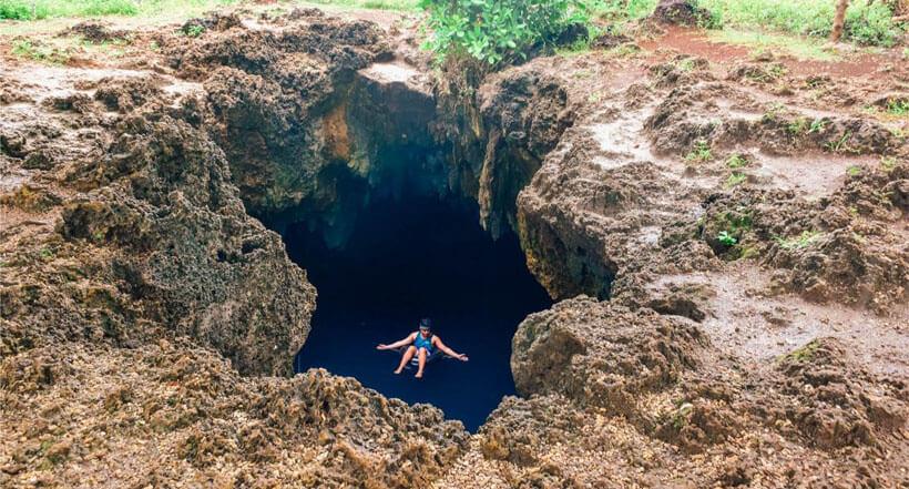 Cabagnow Cave Pool in Anda Bohol