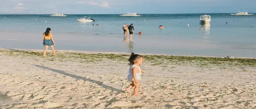 Oceanica Resort Panglao coastal view featuring tropical landscaping and ocean horizon